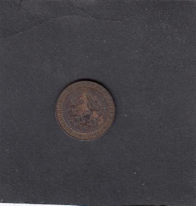 Beschrijving: 1 Cent WILHELMINA